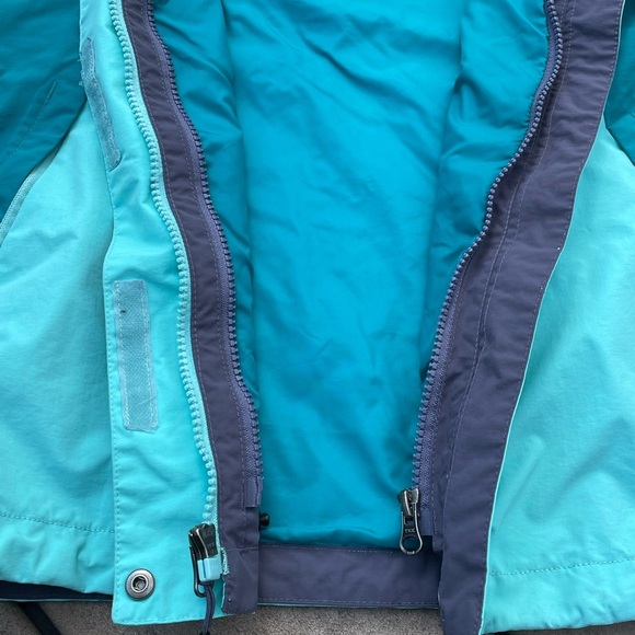 The North Face Jacket Womens Medium Teal Green Hyvent Full Zip Nylon Outer Shell - Picture 9 of 12